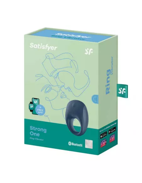 Strong One Péniszgyűrű Okos vibrátorok Satisfyer
