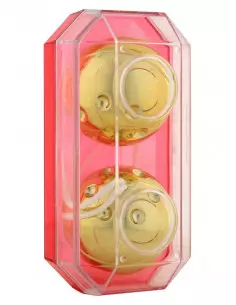 Plastic Balls Gold Gésa golyó Gésa golyók Seven Creations