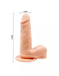 Barbara Genie Multi-Speed Vibration Dildo Vibrátor 14 cm Realisztikus vibrátorok Debra 2
