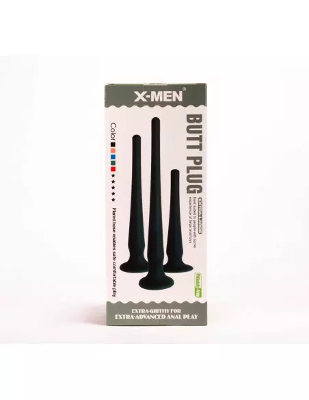 X-MEN Butt Plug Size M Black Fenékdugó Fenékdugók X-Men X-MEN Butt Plug Size M Black Fenékdugó Fenékdugók X-Men