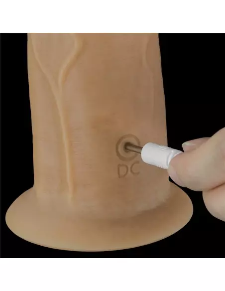 8.0'' Dual Layered Platinum Silicone Rotator Vibrátor Realisztikus vibrátorok Lovetoy