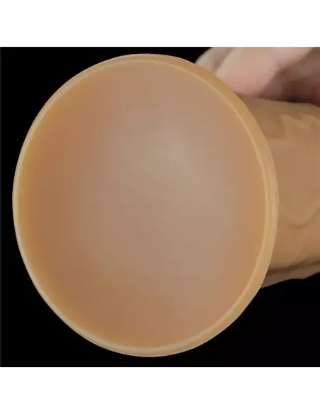 8.0'' Dual Layered Platinum Silicone Rotator Vibrátor Realisztikus vibrátorok Lovetoy