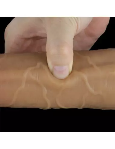 8.0'' Dual Layered Platinum Silicone Rotator Vibrátor Realisztikus vibrátorok Lovetoy