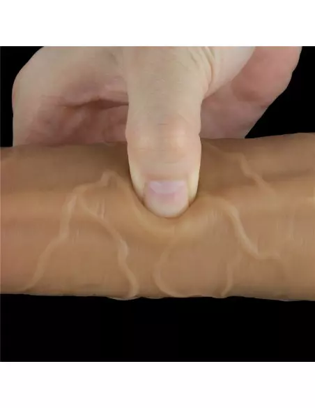 8.0'' Dual Layered Platinum Silicone Rotator Vibrátor Realisztikus vibrátorok Lovetoy