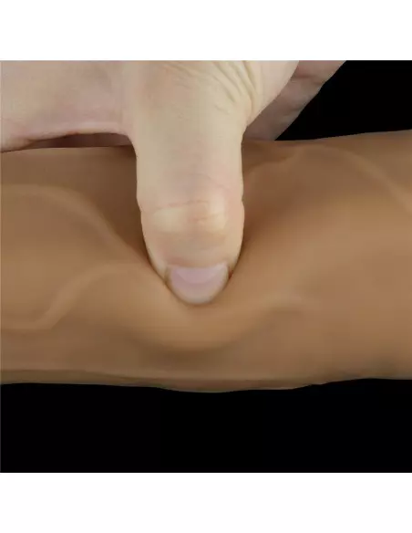 9.0'' Dual Layered Platinum Silicone Rotator Vibrátor Realisztikus vibrátorok Lovetoy