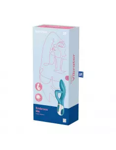 Embrace me turquoise Vibrátor Nonfiguratív vibrátorok Satisfyer