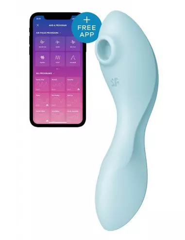 Curvy Trinity 5+ blue Vibrátor Okos vibrátorok Satisfyer