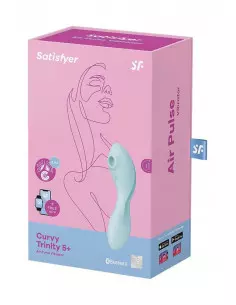 Curvy Trinity 5+ blue Vibrátor Okos vibrátorok Satisfyer