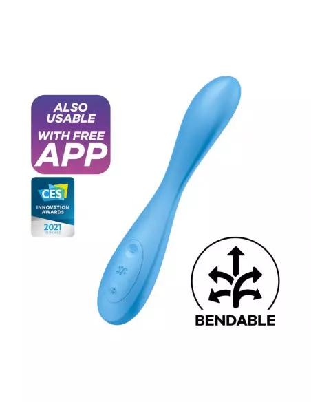 G-Spot Flex 4+ blue Vibrátor Okos vibrátorok Satisfyer G-Spot Flex 4+ blue Vibrátor Okos vibrátorok Satisfyer