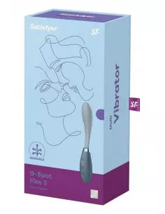 G-Spot Flex 3 grey Vibrátor Nonfiguratív vibrátorok Satisfyer