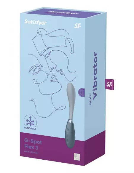 G-Spot Flex 3 grey Vibrátor Nonfiguratív vibrátorok Satisfyer