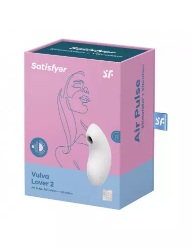 Vulva Lover 2 white Csiklóizgató Csiklóizgatók Satisfyer