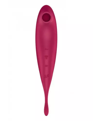 Twirling Pro Connect App dark red Csiklóizgató Okos vibrátorok Satisfyer