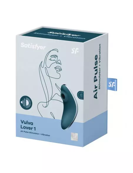 Vulva Lover 1 blue Csiklóizgató Csiklóizgatók Satisfyer
