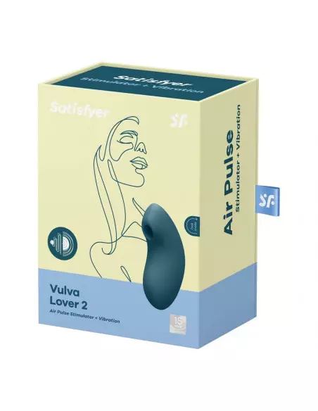 Vulva Lover 2 blue Csiklóizgató Csiklóizgatók Satisfyer