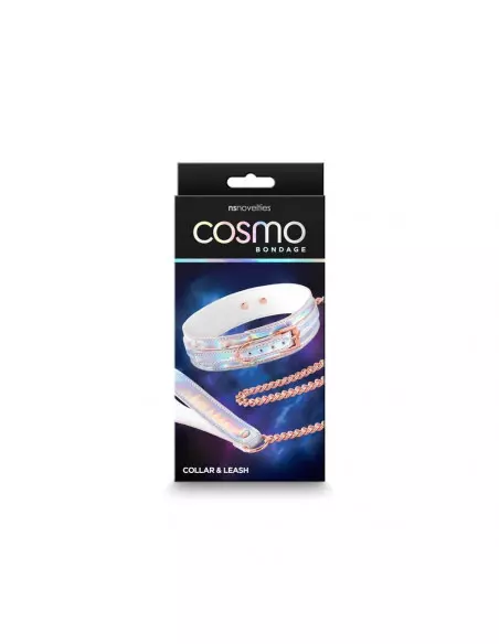 Cosmo Bondage - Rainbow Nyakörv Pórázzal Nyakörv és póráz NS Toys Cosmo Bondage - Rainbow Nyakörv Pórázzal Nyakörv és póráz NS Toys
