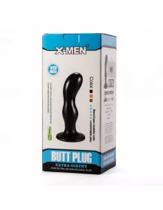 X-Men 8.66" Extra Girthy Black II Fenékdugó Fenékdugók X-Men