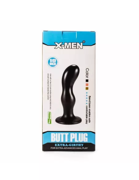 X-Men 8.66" Extra Girthy Black II Fenékdugó Fenékdugók X-Men X-Men 8.66" Extra Girthy Black II Fenékdugó Fenékdugók X-Men