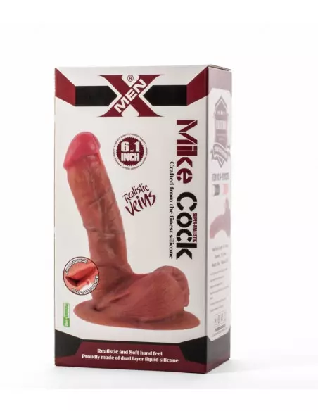 X-Men Mike 6.1" Cock Flesh Dildó Dongok - Dildók X-Men