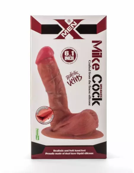 X-Men Mike 6.1" Cock Flesh Dildó Dongok - Dildók X-Men