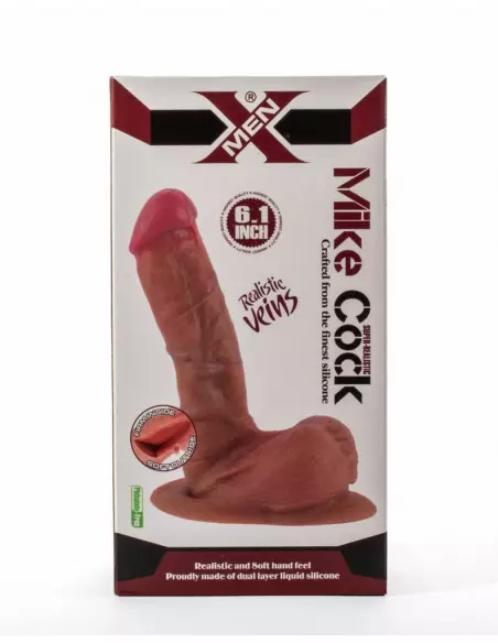 X-Men Mike 6.1" Cock Tan Dildó Dongok - Dildók X-Men X-Men Mike 6.1" Cock Tan Dildó Dongok - Dildók X-Men