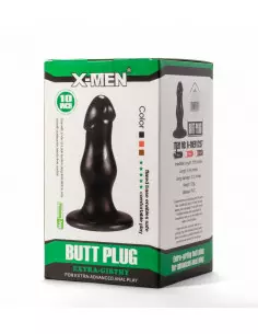 X-Men 8.66" Extra Girthy Black II Fenékdugó Fenékdugók X-Men