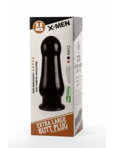 X-Men 8.8" Extra Large Black Fenékdugó Fenékdugók X-Men