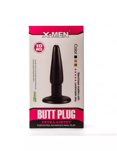 X-Men 10" Extra Girthy Black I Fenékdugó Fenékdugók X-Men