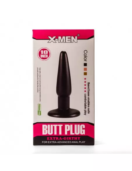 X-Men 10" Extra Girthy Black I Fenékdugó Fenékdugók X-Men