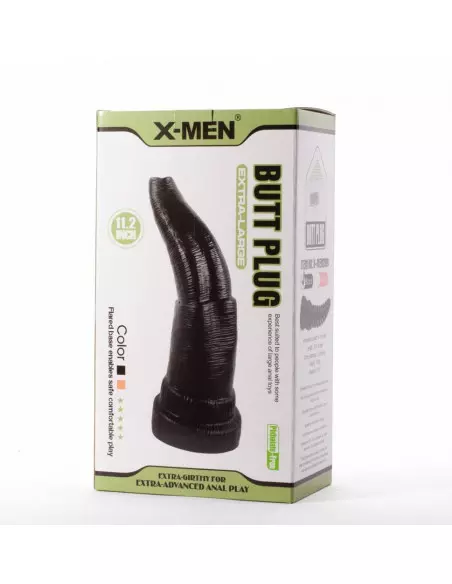 X-Men 11.2" Extra Large Black Fenékdugó Fenékdugók X-Men