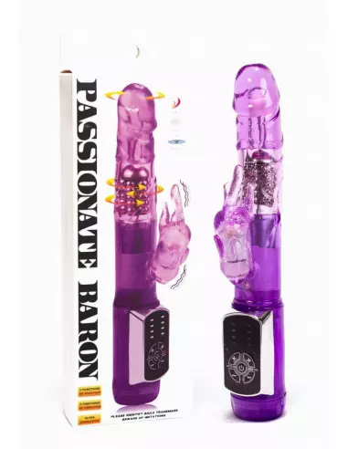 Passionate Baron Vibrátor Purple Nonfiguratív vibrátorok Debra