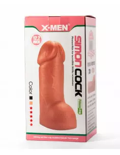 X-Men Simon 12.2" Cock Flesh Dildó Dongok - Dildók X-Men