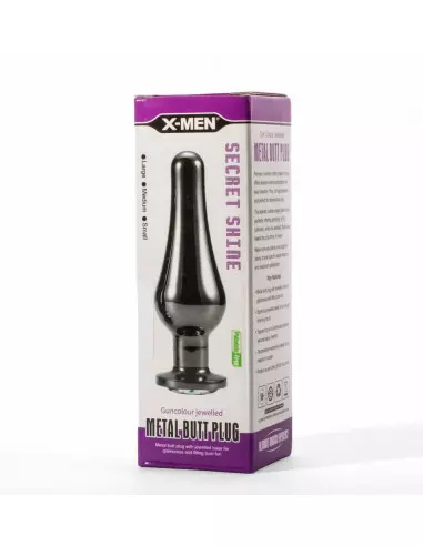 X-Men Secret Shine Gun Colour Jewelled Metal L Fenékdugó Fenékdugók X-Men