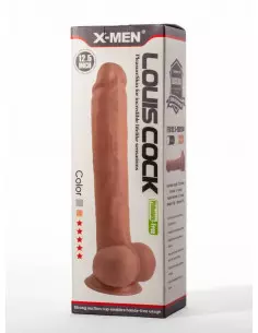 X-Men Louis 12.5" Cock Black Dildó Dongok - Dildók X-Men
