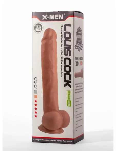 X-Men Louis 12.5" Cock Black Dildó Dongok - Dildók X-Men