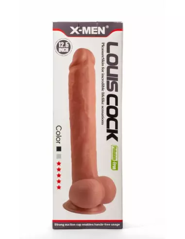 X-Men Louis 12.5" Cock Black Dildó Dongok - Dildók X-Men