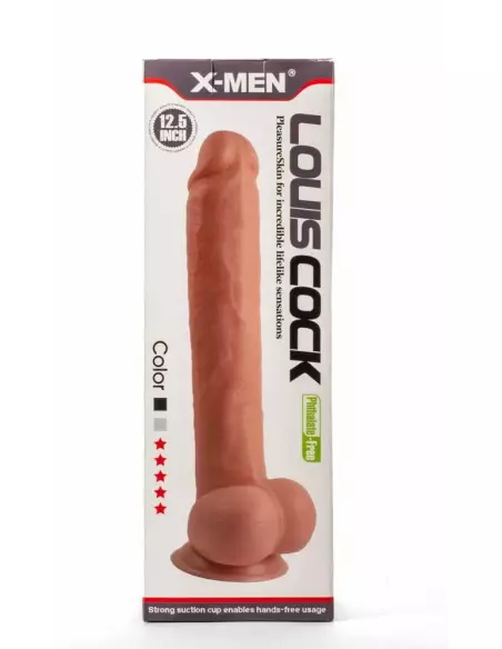 X-Men Louis 12.5" Cock Black Dildó Dongok - Dildók X-Men