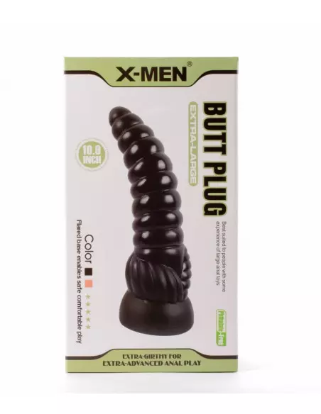 X-Men 10.9" Extra Large Black Fenékdugó 1 Fenékdugók X-Men