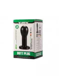 X-Men 8.86 Extra Girthy Black Fenékdugó Fenékdugók X-Men