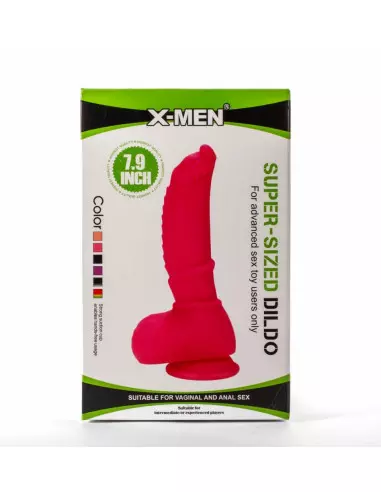 X-Men 7.9" Super Sized Black II Dildó Dongok - Dildók X-Men