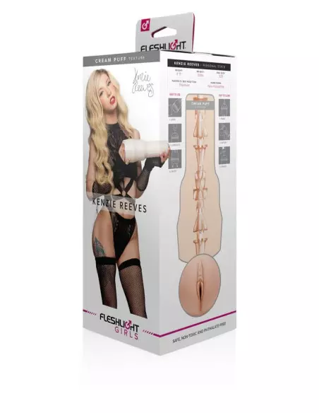 Fleshlight Girls Kenzie Reeves Creampuff Maszturbátor Férfi maszturbátorok Fleshlight