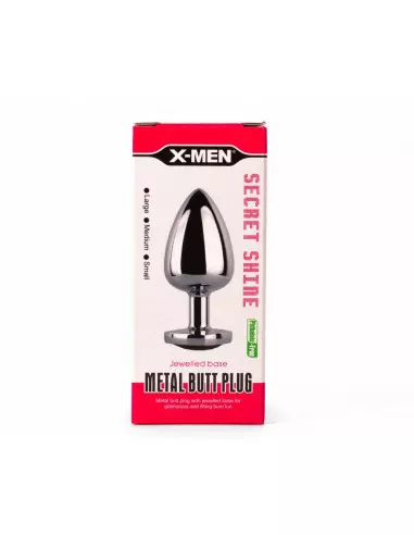 X-MEN Secret Shade Metal Fenékdugó Red S Fenékdugók X-Men