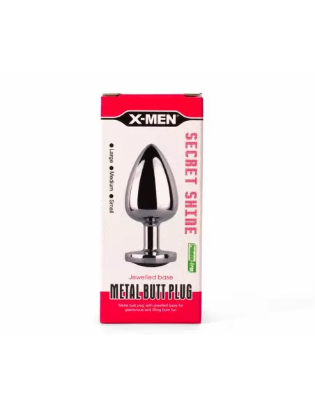 X-MEN Secret Shade Metal Fenékdugó Red S Fenékdugók X-Men