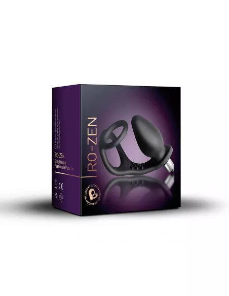 Ro-Zen Black 7 Speed Pet Péniszgyűrű Péniszgyűrűk - Mandzsetták Rocks-Off