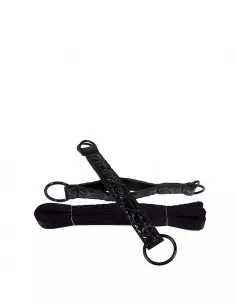 Sinful Black Bed Restraint Straps Kötöző Bilincsek - Kötözők NS Toys 2