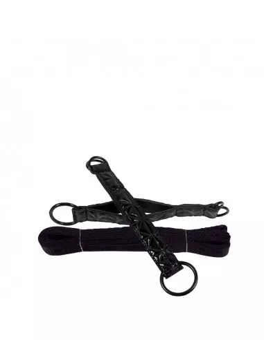 Sinful Black Bed Restraint Straps Kötöző Bilincsek - Kötözők NS Toys