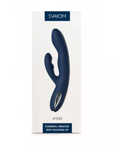 Aylin Dark Blue Vibrátor Nonfiguratív vibrátorok Svakom