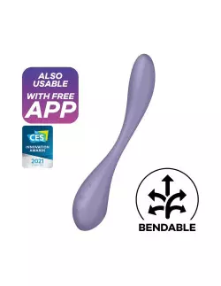 G-Spot Flex 5+ lilac Vibrátor Okos vibrátorok Satisfyer 2