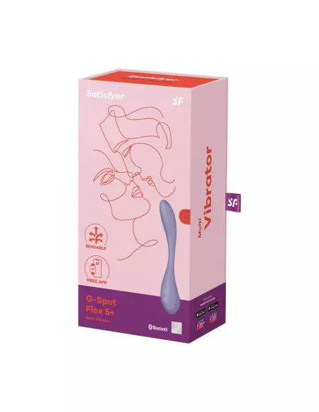 G-Spot Flex 5+ lilac Vibrátor Okos vibrátorok Satisfyer
