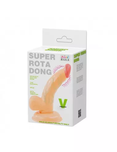 Super Rota Dong Flesh 2 Vibrátor Realisztikus vibrátorok Debra